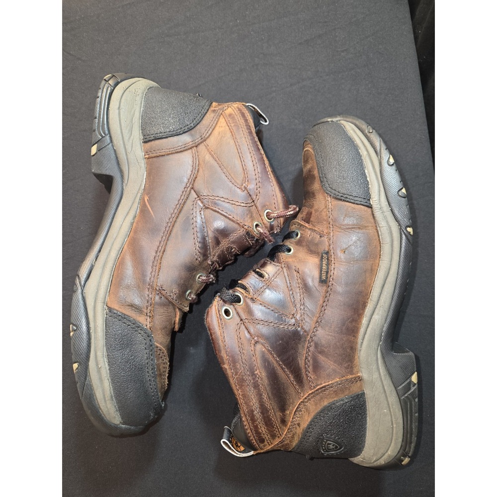 Ariat Men's ATS Terrain Brown Hiking Trail Work Boots Size 9 D 34524